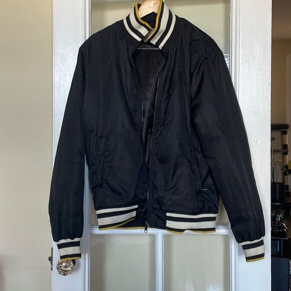 Flawed we are the superlative conspiracy Willie varsity bomber men’s jacket - Picture 2 of 16